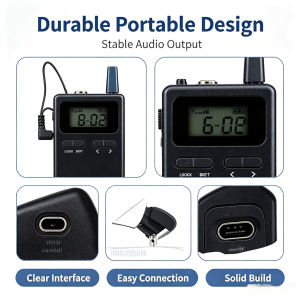 Wireless Ear-hook Tour Guide System