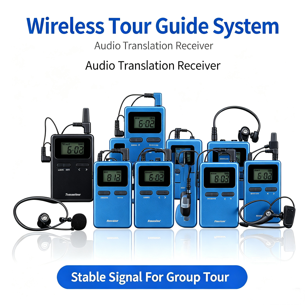 Wireless Radio Tour Guide Transmitter Receiver ...